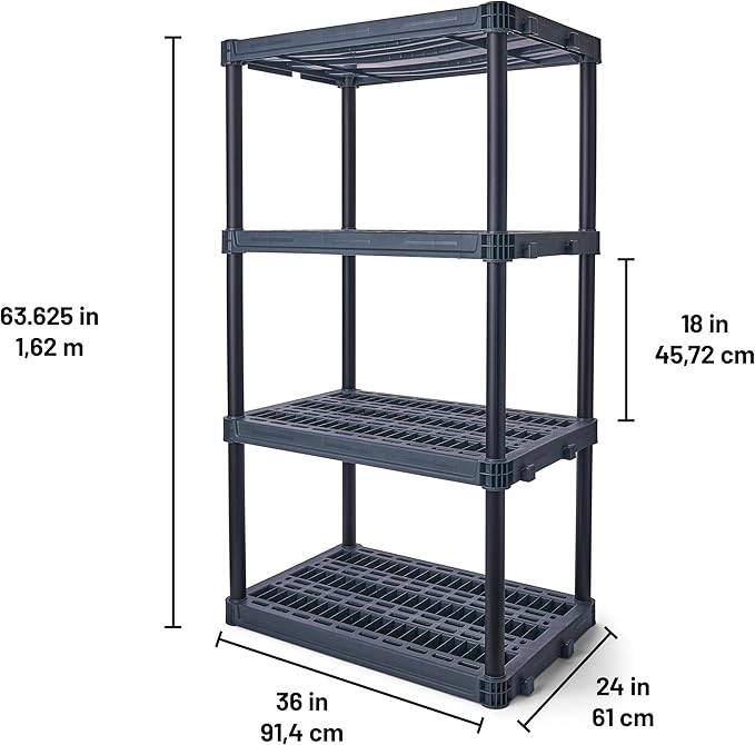 Plano 4-Shelf Extra Heavy-Duty Storage Unit