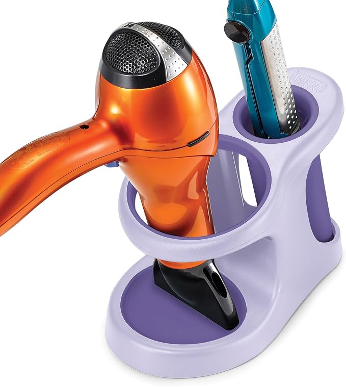 Polder Purple/Gray Style and Store Bathroom Accessory