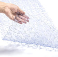 TEESHLY Bath Tub and Shower Mats, Non-Slip Pebble 35 x 16 Inches Machine Washable Bathtub Mat with Drain Holes, Suction Cups for Bathroom (Clear)