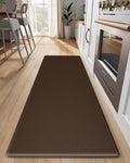 Kitchen Mats for Floor - 17"x59" Anti Fatigue Mats for Kitchen Floor - Non Slip Cushioned Rugs for Standing - Brown