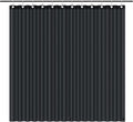 EHZNZIE Black Shower Curtain Liner 72x72, PEVA Waterproof Bath Curtain, No Chemical Smell, 3 Weighted Magnets, Durable with Rustproof Metal Grommets