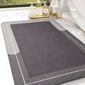 Mordem Diatomaceous Earth Bath Mat Super Absorbent Quick Dry Bath Mat, Bathroom Rugs Non Slip Washable, Thin Brown Bathroom Floor Mats-Shower Rug for in Front of Bathtub Shower, Easy Care,19.6"x31.5"