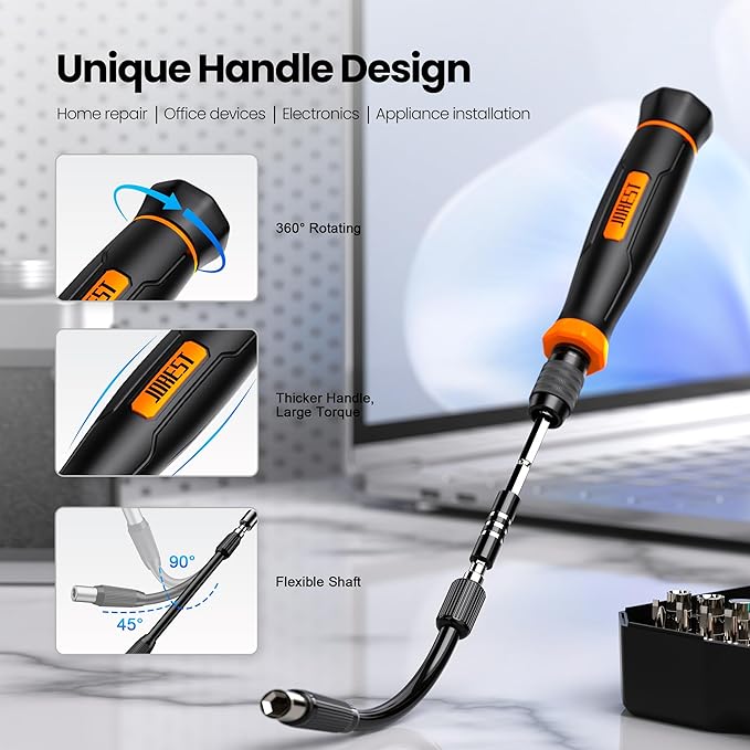JOREST 152 in 1 Precision Screwdriver Set, Father Day Gifts for Husband Dad, Magnetic Repair Tool Kit for Electronics, Macbook, Laptop, PC, RC, PS5, iphone,Jewelers, XBOX, Glasses