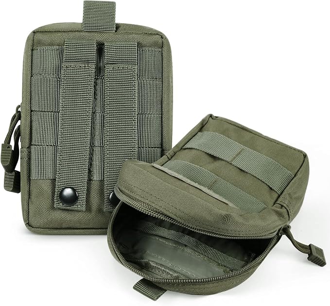 4-Pack Molle Pouch Tactical Molle Pouches Compact Utility EDC Waist Bag Pack