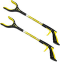 RMS 2-Pack 21 Inch Grabber Reacher with Rotating Jaw - Mobility Aid Reaching Assist Tool