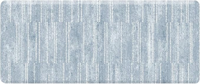 House of Noa Nama Standing Mat – Anti-Fatigue Kitchen Mats for Floor, Cushioned & Non-Slip Kitchen Comfort Mat for Standing, Thick Foam Anti-Fatigue Mat for Kitchen & Workspaces, Aspen Dusk 30" x 72"