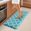 WISELIFE Anti Fatigue Floor Mat - 4/5 Inch Kitchen Mat Non Slip Waterproof Heavy Duty Ergonomic Comfort Mat Durable for Home, Office, Sink, Laundry,(17.3" x 39", Green)