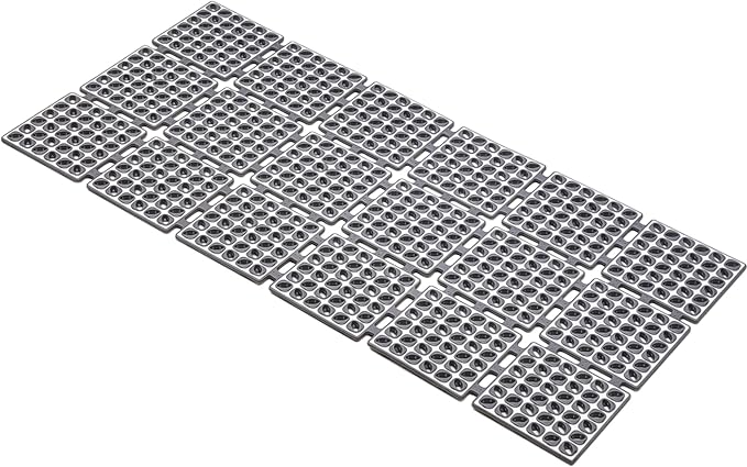 Non Slip Shower Mat for Bathtub with Strong Suction Cups | Quick-Dry Drain holes.Firm Yet Elastic Surface Massages Feet.Boosts Circulation.Sticks to Wall to Dry,Folds.31.5"x15.6" Gray