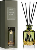 Airkeep Reed Diffuser Set,Jasmine Mint Luxury Scented Diffuser with Sticks Long Lasting Home Fragrance for Bathroom Shelf Decor 6.09 fl oz (180ml)