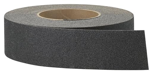 3M Safety-Walk Heavy Duty Anti Slip Tape, 2 in x 60 ft, Black Slip-Resistant Tread for Stairs, Steps, Ladders - Adheres Without Wrinkling, Curling or Lifting, Easy Application, 2-Pack