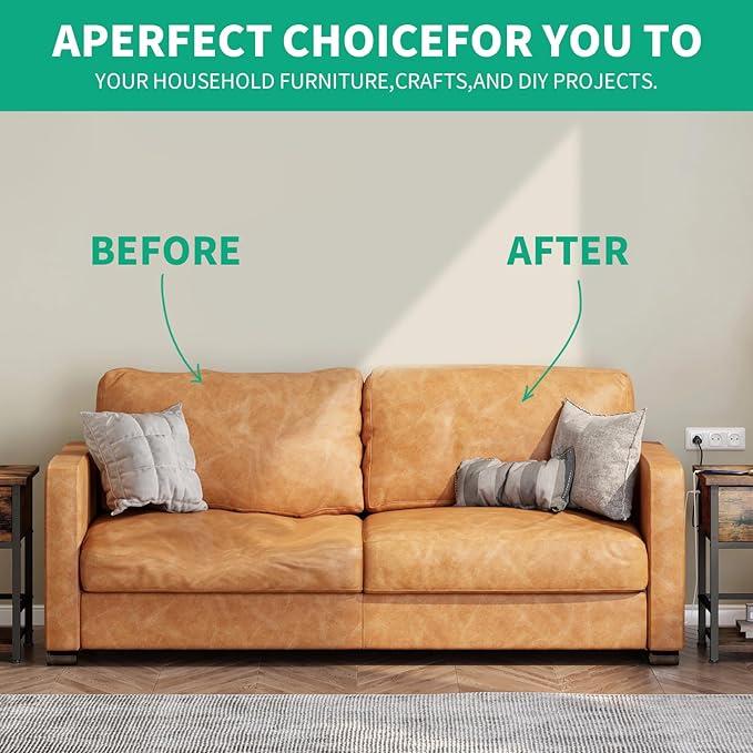 HOMBYS Memory Foam Couch Cushion Replacement, High Density Upholstery Foam Wrapped with Memory Foam & Polyester Batting, Sofa Cushions Inserts with Dacron Fiber Layer,with Removable Cover,8"x24"x24"