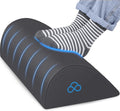 StepLively Foot Rest Ergonomic Pillow for Under Desk at Work, Anti-Fatigue Footrest Support Pillow for Fatigue & Pain Relief, Comfortable for Office Chair, Car Seat & Gaming Chair - Grey
