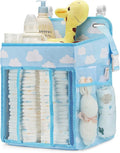 Maliton Hanging Diaper Organizer - Diaper Stacker for Changing Table, Crib, Playard or Wall & Nursery Organization Baby Shower Gifts for Newborn