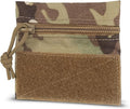 Qavctw Tactical Admin Pouch Bag with Hook and Loop Tool Storage Bag Snack Pouch Candy Bag Hanging Pouches Backpack Accessory Pouch