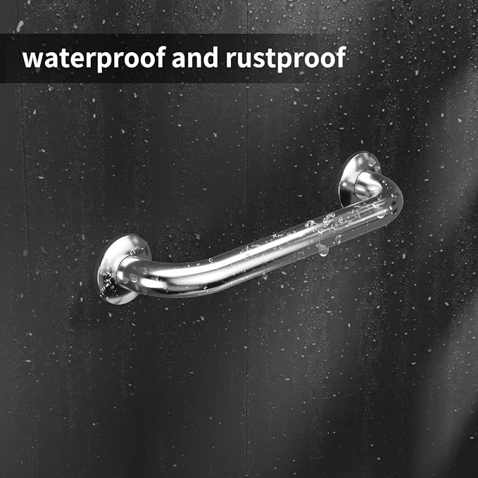 Gotega Shower Grab Bar 2 Pack,Stainless Steel Bathroom Grab Bar Shower Bath Handle Grab Bars for Bathtub Showers 36 Inch