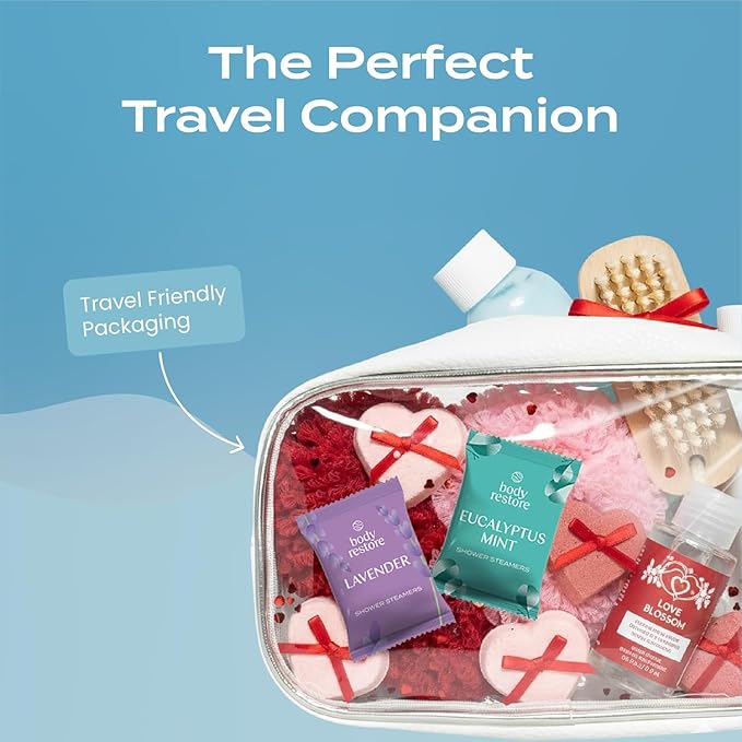 Body Restore Shower Steamers Aromatherapy 30 Pack – Fathers Day Gift for Dad, Birthday Gifts for Women & Men, Spa Stress Relief & Relaxation Self Care Gifts – Premium Collectors Box