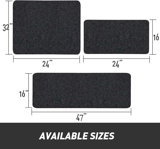 Asvin Soft Textured Bath, Shower, Tub Mat, 24x16 Inch, Phthalate Free, Non Slip Comfort Bathtub Mats with Drain, PVC Loofah Bathroom Mats for Wet Areas, Quick Drying