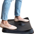 Standing Desk Mat - Topo Mini by Ergodriven | The Smaller Not-Flat Anti-Fatigue Standing Desk Mat with Calculated Terrain | Ultra-Thick Premium Comfort Foam, Durable, No PFAs or PVC | Obsidian Black