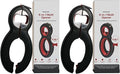 Performore 6 in One Opener - Multi Opener Kitchen Tool - Compact Jar Opener - Bottle and Jar Openers for Seniors - Grip to Open Jars and Bottles (Pack of 2)