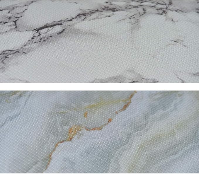 Art3d Premiun Reversible Anti-Fatigue Kitchen Mat, Anti-Slip Floor Comfort Mat for Kitchen, Bathroom, Laundry Room or Office (18x30, Marble Design)