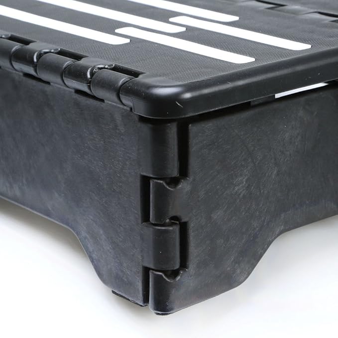 Portable Folding Step, Black, 1 Count