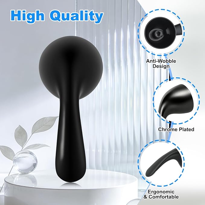RP48717 Shower Handle Replacement, Compatible with Delta 13/14 Series Tub Shower Faucet, Single Handle Tub and Shower Faucet Handle (Matte Black)