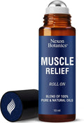 Muscle Relief Essential Oil Roll-On 10 ml - Pure & Natural Prediluted Blend for Sore Muscles, Aches & Recovery - Easy Roller for Athletes & Active Lifestyles - Nexon Botanics