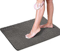 Sutera - Slide Guard Bath Mat | Non Slip Bath Shower Mat 23.6 x 17.5 Inch, Rubber Bathtub Mat, Bathroom Tub Mat for Wet Areas, Drains Odor Anti Slim Shower Floor Mat