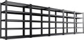 5-Pack Heavy Duty Garage Shelving for Garage, Warehouse & Workshop Storage Organization, 71" H x 35" W x 16" D Adjustable 5-Tier All Metal Wire Shelf for Tools, Storage Bins & Bulk Items