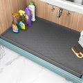 TigeJoy 22" x 22" Under Sink Mats for Kitchen Waterproof, Leak-Proof Silicone Mat Sink Protector and Cabinet Liner, Kitchen Essentials Organizer and Storage, Boot or Shoe Tray, Pet Feeding Mat