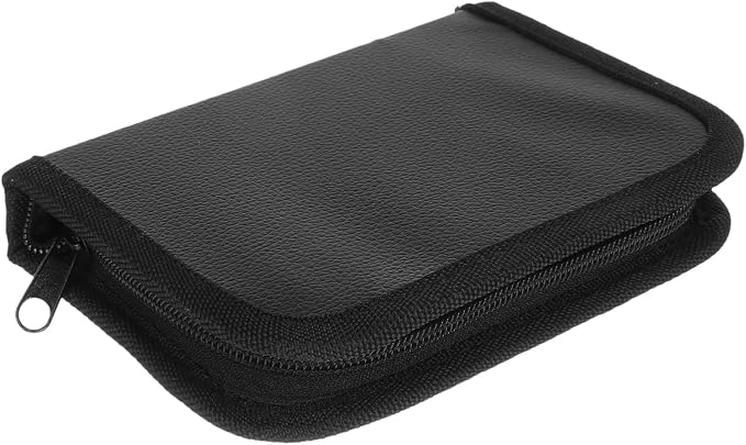 SHINEOFI Black and Zipper with Smooth Oxford Bag for Cloth Tool Organizer Operation Protection, Compact Utility Travel and Craft Making