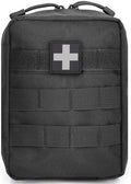 First Aid Pouch Empty Small, Tactical Molle EMT Pouch Compact Medical IFAK Rip Away Untility Bag Pouches