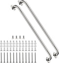 36 Inch Anti Slip Shower Grab Bar,Munzong Bathroom Grab Bars and Showers,Brushed Nickel Knurled Handicap Balance Bar,Safety Hand Rail Support Elderly Senior Bath Handle