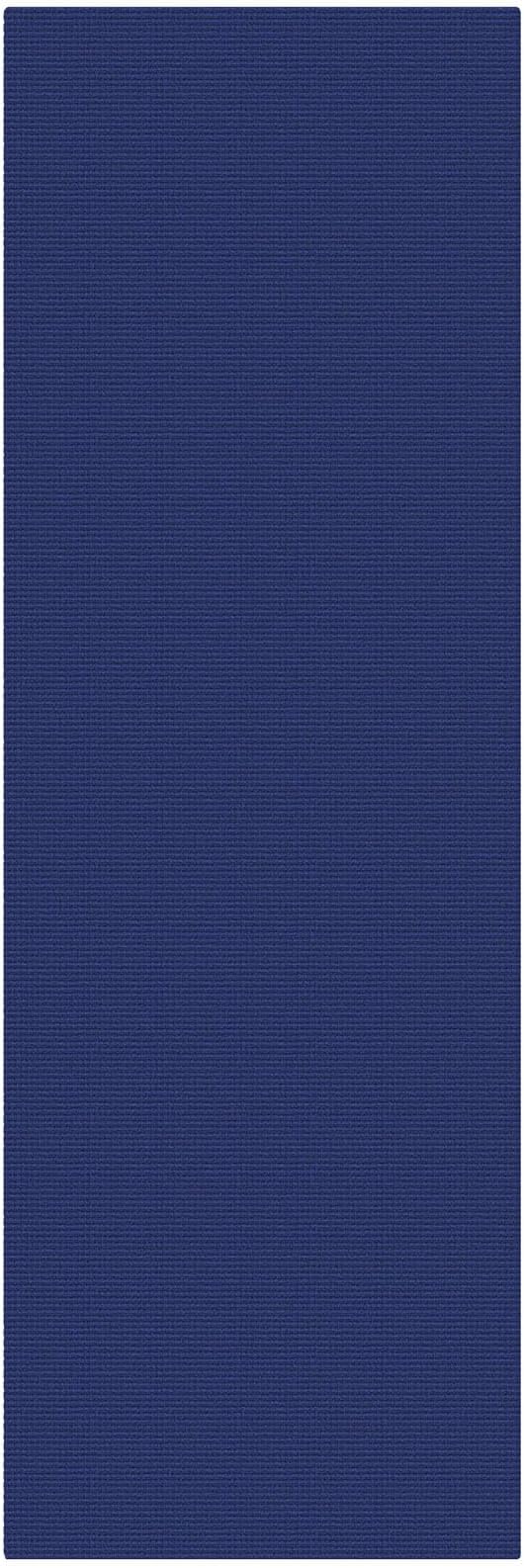 KOZYFLY Cotton Runners for Hallway 3x9, Wide Washable Runner Rug, Woven Non Slip Kitchen Runner, Braided Entryway Rug, Floor Carpet for Foyer, Bedroom, Hall, Royal Blue/Navy