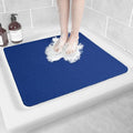Hargiis Non-Slip Bathtub Mat, Anti Slip Shower Mat, Fast Drying Bathtub Mats, Foot Scrubber Mat, Anti Slip Mat for Tub, Floor, Bathroom, Kitchen, Home, Hotel (Navy Blue 24"×24")