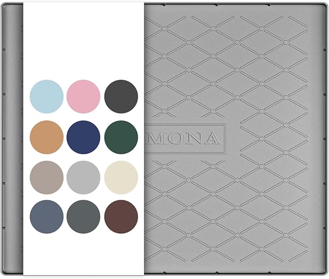 URMONA 25" x 19" Waterproof Silicone Mat in Multiple Sizes & Colors, Under Sink Mat for Kitchen & Bathroom, Pet Food Pad for Dogs & Cats, Kitchen Cabinet Liner, Multi-Purpose for Storage(Light Grey)