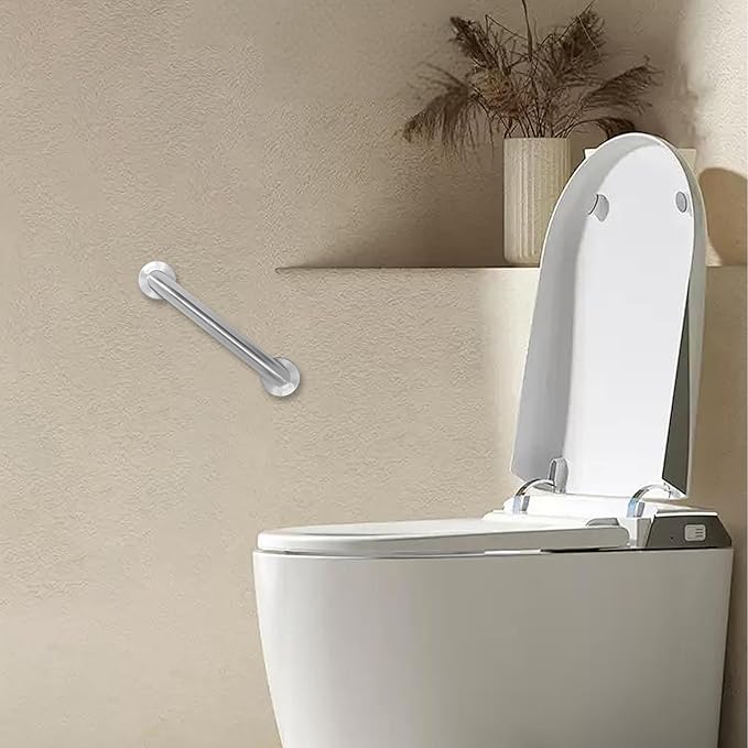 Shower Grab Bar, 2 Pack 16 Inch Brushed Nickel Bathroom Safety Bar, 1.25" Diameter 304 Stainless Steel Grab Bars for Bathtubs and Showers, Handicap Shower Grab Bar for Seniors Elderly