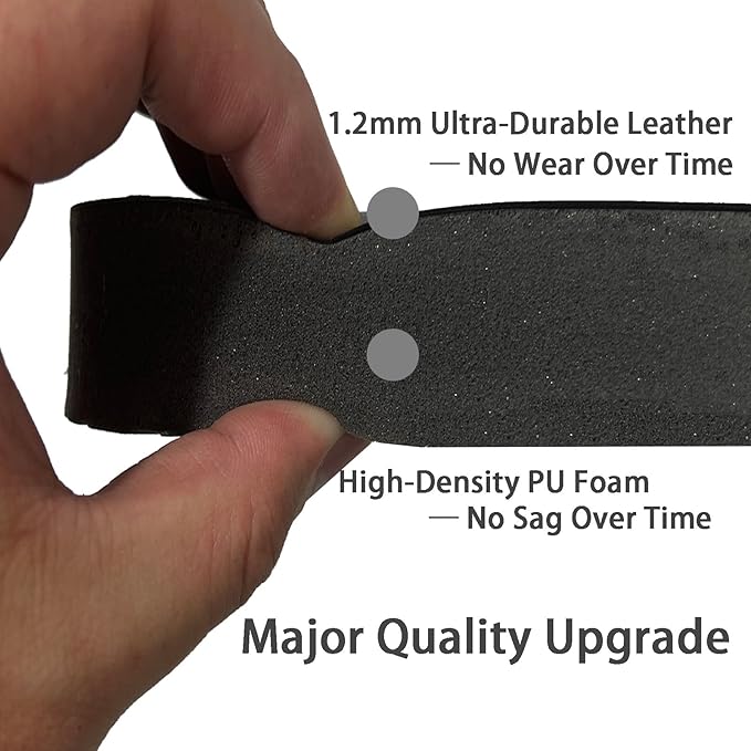 1" Extra Thick Anti Fatigue Kitchen Floor Mat Comfort Standing Mat 40'' x 17'', Office Standing Desk Mat, Kitchen Rug, Massage Points Comfort Mat, 140D PU Foam (Black)