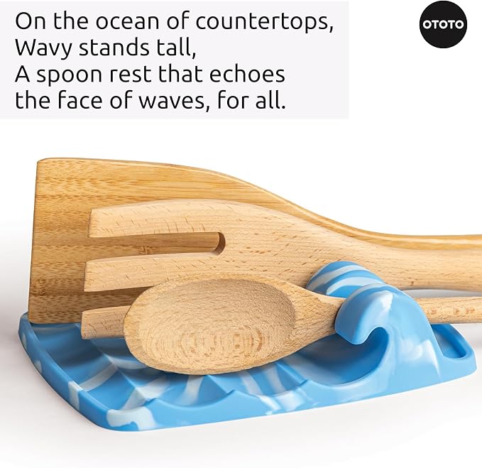 OTOTO Funny Spoon Holder - Spoon Rest for Stove Top - Cooking Gadgets, Gifts, Cute Kitchen Accessories, Funny Gifts, Random Stuff