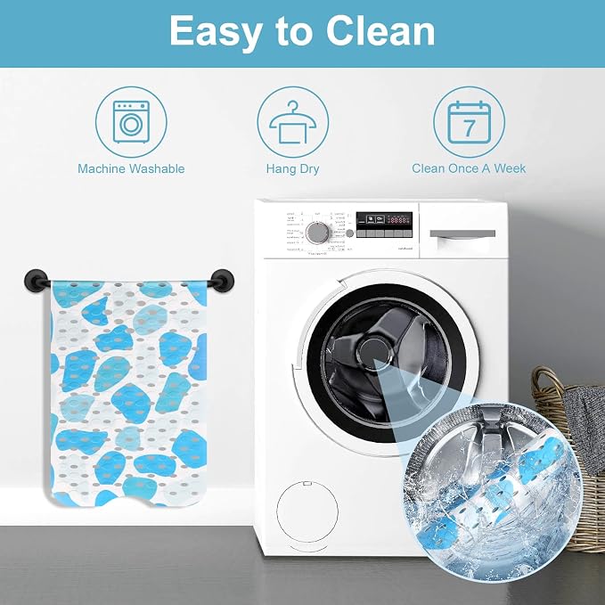Shower Mat Non Slip, Yonala Premium Anti Slip Stylish Bath Tub Mat, 40 x 16 Inch Extra Large Bathtub Mat with Suction Cups and Drain Holes, Machine Washable