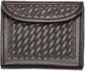 Aker Leather A557 Surgical Glove Pouch, Duty Belt Holder with Hook-and-Loop Closure, Fits Up to 4 Pairs of Protective Gloves, Compact Security Pouch, Utility Belt Accessories, Made in USA