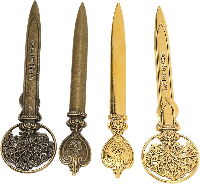 Tbest Plies 4 Pcs Leer Opene R Lihtweiht Cact Zinc y Ail Opener Knife And School Plies