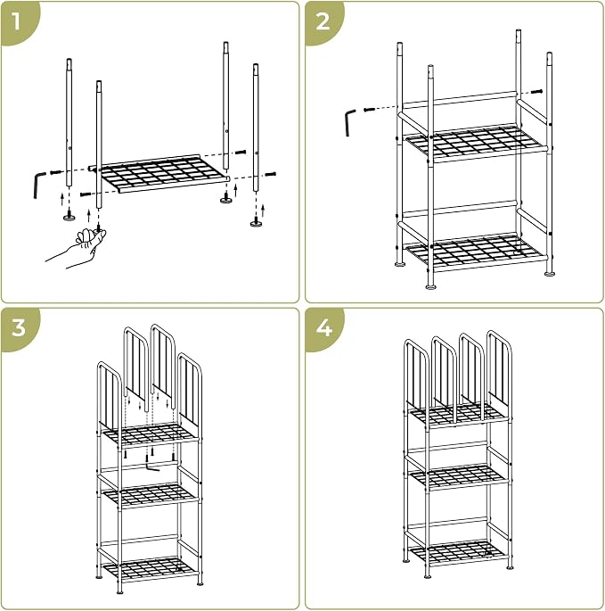3 Tier Towel Racks for Bathroom with Dividers, Free Standing Metal Towels Holder Stand with Shelf, Towel Storage Organizer Bathroom Shelf, Metal Shelving Unit, Pool Towel Rack, Black