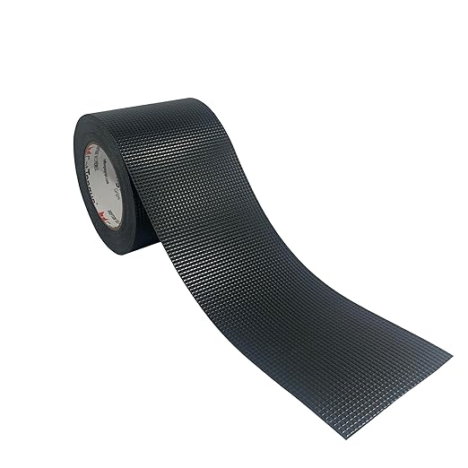 CatTongue Grips Non-Abrasive Grip Tape Roll - 4” Wide Heavy-Duty, Waterproof Anti-Slip Tape for Commercial & Industrial Use - Ramps, Stairs, Walkways - Indoor & Outdoor Non-Skid Solution (Black, 30ft)