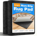 Songrey Non Slip Rug Pad Gripper 8x10 Ft, Thick Felt Fabric with Anti Skid Backing, Carpet Pad for Hardwood Floors, Keep Area Rugs in Place and Safe