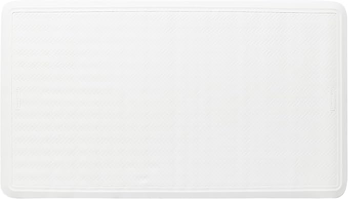 Rubbermaid Commercial Products Safti-Grip Bath Mat, Large, White, Suction-Backed, for Commercial/Residential Use for Home/Hotel/Shower/Bathtub (Pack of 12)