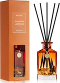 Airkeep Reed Diffuser Set,Sunshine Lavender Luxury Scented Diffuser with Sticks Long Lasting Home Fragrance for Bathroom Shelf Decor 6.09 fl oz (180ml)