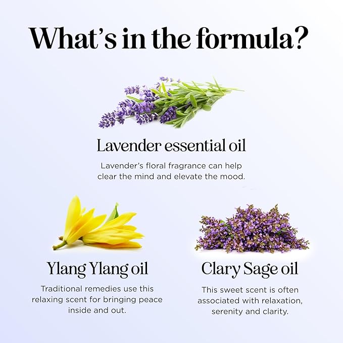 Sleep Essential Oil Blend for Diffuser - Dream Essential Oils for Diffusers | Aromatherapy and Relaxation with Clary Sage Ylang-Ylang Roman Chamomile and Lavender for Sleep Time Support (1 Fl Oz)