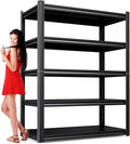 Garage Shelving-2050 lbs 5 Tier Storage Shelves,Adjustable Heavy Duty Metal Shelving Unit and Storage Large Rack,Utility Steel Shelf for Warehouse Industrial Pantry Basement Organizers 71"x46"x20"