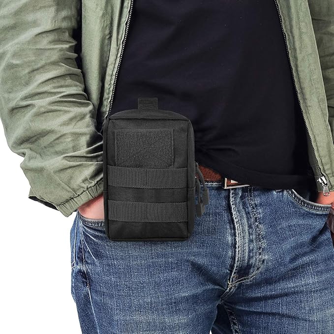 4-Pack Molle Pouch Tactical Molle Pouches Compact Utility EDC Waist Bag Pack